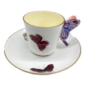 Wedgwood (ウェッジウッド) デミタスカップ&ソーサー バタフライフラワーハンドル