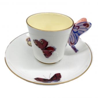 Wedgwood (ウェッジウッド) デミタスカップ&ソーサー バタフライフラワーハンドル