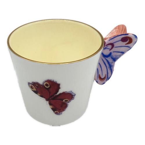 Wedgwood (ウェッジウッド) デミタスカップ&ソーサー バタフライフラワーハンドル