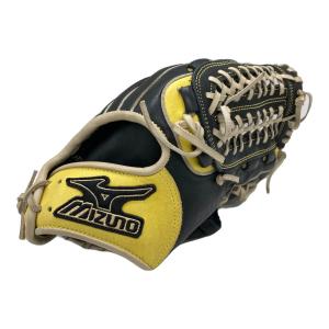 MIZUNO (ミズノ) ダイアモンドヒーロー グローブ ブラック×イエロー