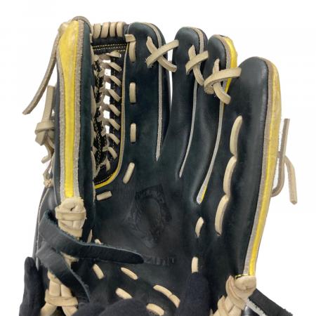 MIZUNO (ミズノ) ダイアモンドヒーロー グローブ ブラック×イエロー
