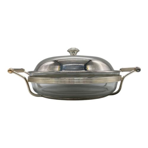 Christofle (クリストフル) 両手鍋 プレート付き