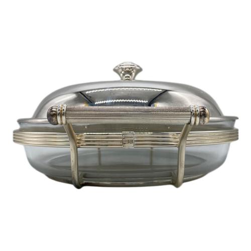 Christofle (クリストフル) 両手鍋 プレート付き