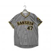 阪神タイガース (ハンシンタイガース) 野球ユニフォーム メンズ SIZE L グレー