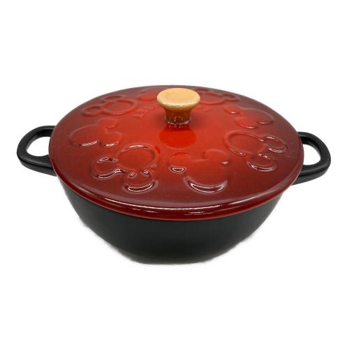 LE CREUSET (ルクルーゼ) × Disney (ディズニー) ミッキー ミニ・マルミット 両手鍋