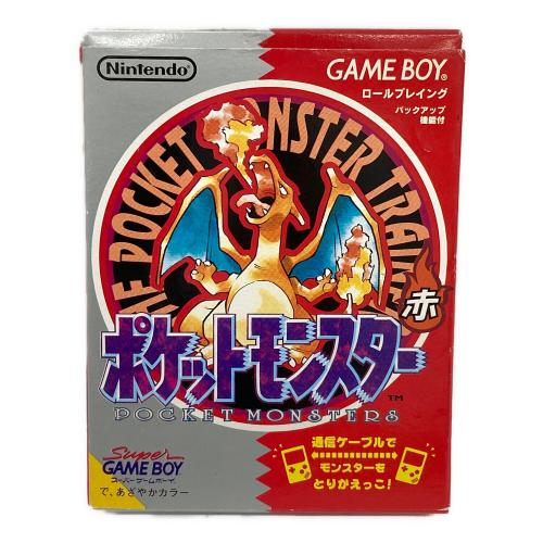 Nintendo (ニンテンドウ) ポケットモンスター赤 ゲームボーイ用ソフト 後期版