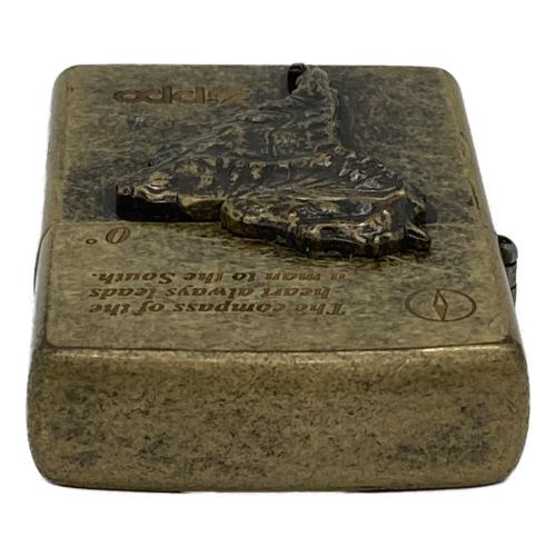 ZIPPO (ジッポ) ゴールドライター 南アメリカの地図 南米大陸 ライター 1996年製