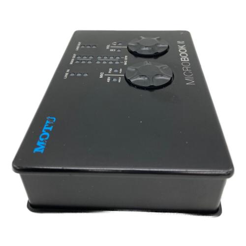 MOTU (モツ) オーディオインターフェイス MICRO BOOK II
