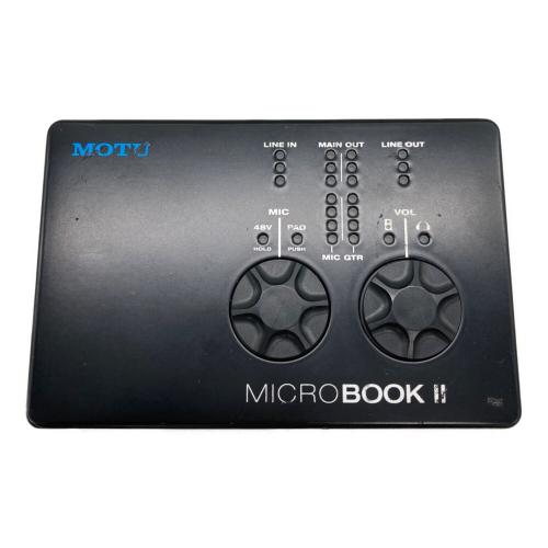 MOTU (モツ) オーディオインターフェイス MICRO BOOK II