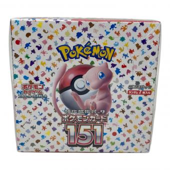 ポケモン 強化拡張パック「ポケモンカード151」1BOX ポケモンカード SV2a