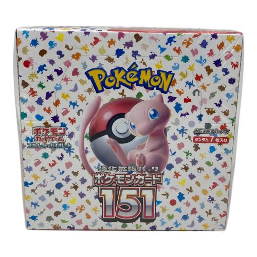 ポケモン 強化拡張パック「ポケモンカード151」1BOX ポケモンカード SV2a