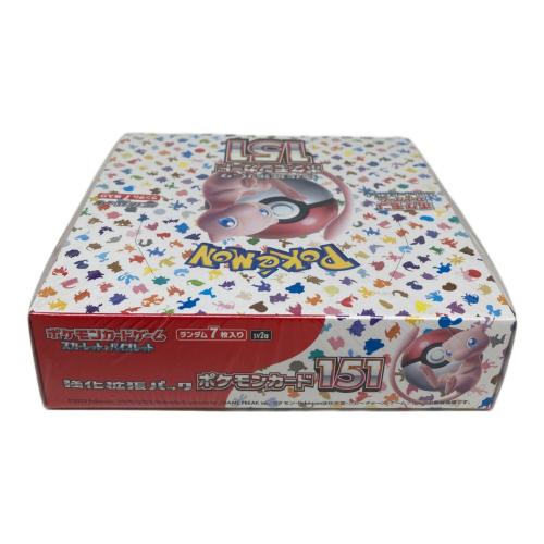 ポケモン 強化拡張パック「ポケモンカード151」1BOX ポケモンカード SV2a