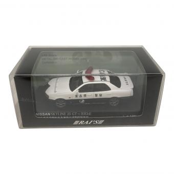 RAI'S (レイズ) 日産 スカイライン 25 GT-t(ER34) パトロールカー2002 青森県警察高速道路交通警察隊車両 モデルカー