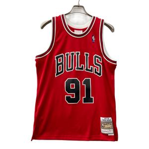 MITCHELL & NESS (ミッチェルアンドネス) バスケットボールユニフォーム RODMAN 91 メンズ SIZE M レッド