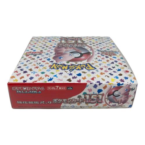 ポケモン 強化拡張パック「ポケモンカード151」1BOX ポケモンカード SV2a