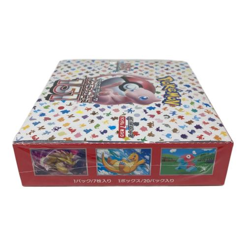 ポケモン 強化拡張パック「ポケモンカード151」1BOX ポケモンカード SV2a