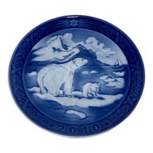 ROYAL COPENHAGEN (ロイヤル・コペンハーゲン) プレート 2010/シロクマ イヤープレート