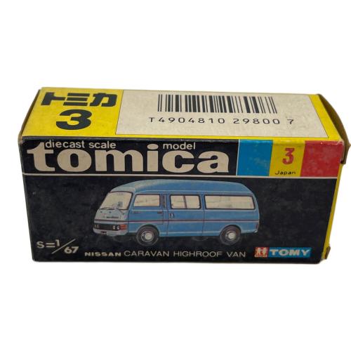 TOMY (トミー) 日産 キャラバン ハイルーフ バン トミカ 黒箱
