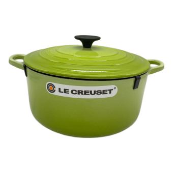 LE CREUSET (ルクルーゼ) 両手鍋 グリーン