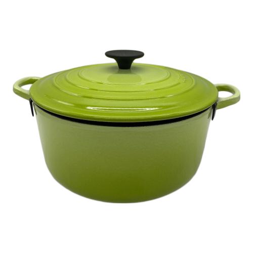 LE CREUSET (ルクルーゼ) 両手鍋 グリーン