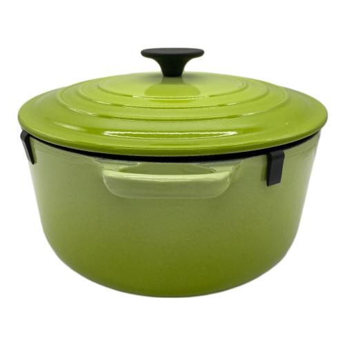 LE CREUSET (ルクルーゼ) 両手鍋 グリーン