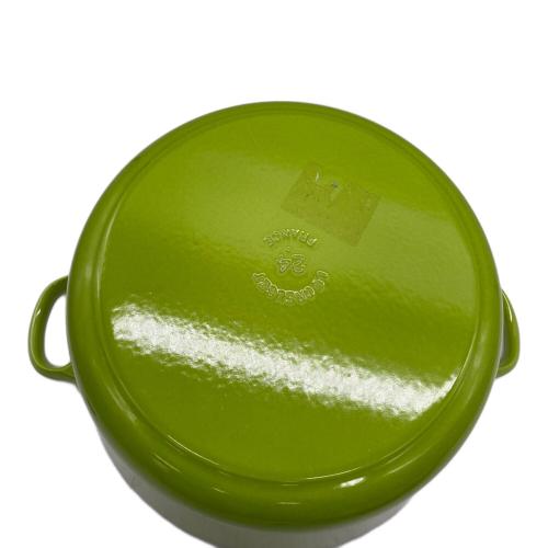 LE CREUSET (ルクルーゼ) 両手鍋 グリーン