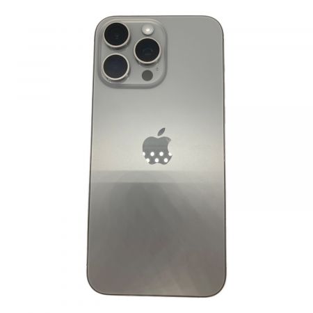 Apple (アップル) iPhone15 Pro Max MU713J/A サインアウト確認済 354550167560156 ▲ SIMフリー 修理履歴無し 1TB バッテリー:Sランク(100%) 程度:Aランク iOS