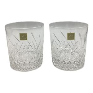 KAGAMI CRYSTAL (カガミクリスタル) 切子ペアロックグラス TPS751-2970 2Pセット