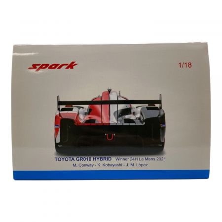 SPARK (スパーク) モデルカー GAZOO Racing Winner 24H Le Mans 2021 1/18 18LM21