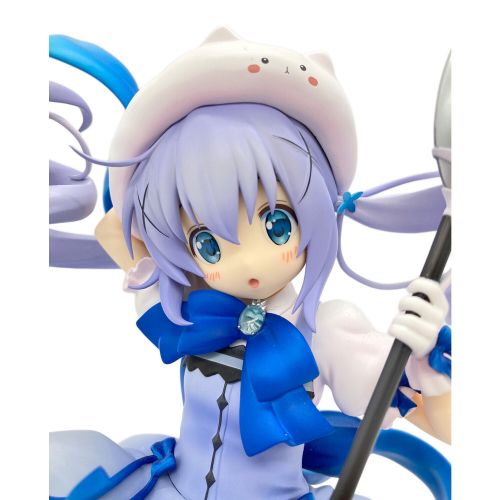 ANIME UNIVERSITY COOP ご注文はうさぎですか？？ 魔法少女チノ 1/7 完成品フィギュア スプーンパーツ先端補修有