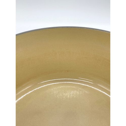 LE CREUSET (ルクルーゼ) 両手鍋 スカイブルー 22cm