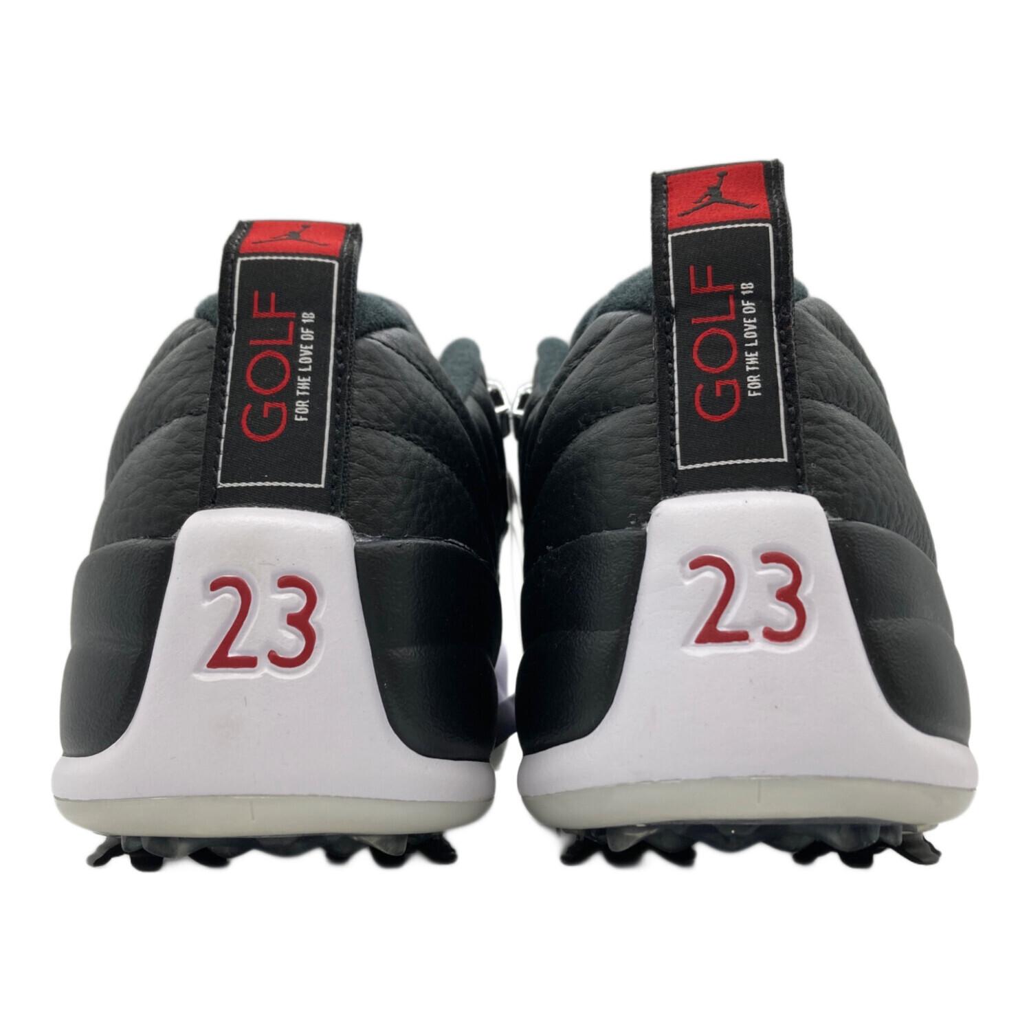 NIKE (ナイキ) エアジョーダン12 ロー ゴルフ ブラック×ホワイト
