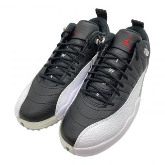 NIKE (ナイキ) エアジョーダン12 ロー ゴルフ ブラック×ホワイト サイズ:27㎝ 未使用品