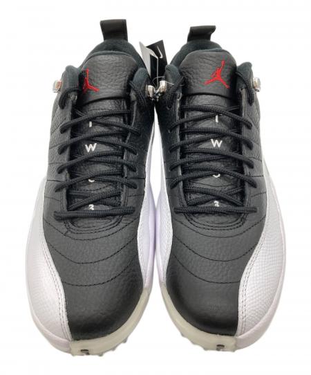 NIKE (ナイキ) エアジョーダン12 ロー ゴルフ ブラック×ホワイト