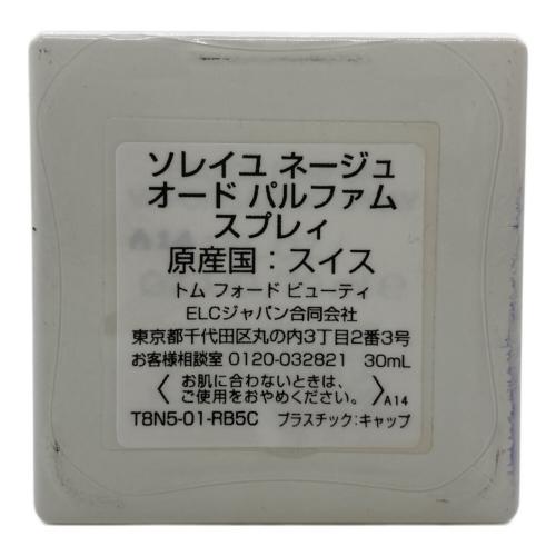 TOM WOOD (トムウッド) オードパルファム SOLEIL NEIGE 30ml 残量90%~