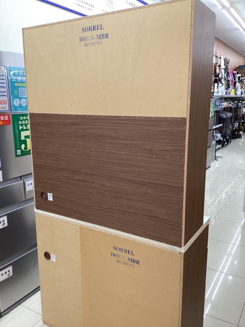 ニトリ レンジボード ブラウン 取っ手ネジ欠品有 ソレル