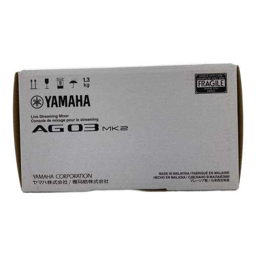 YAMAHA (ヤマハ) オーディオインターフェース AG03 MK2