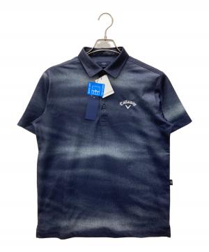 Callaway (キャロウェイ) かざあな水面プリントメッシュカノコシャツ　ゴルフウェア(トップス)