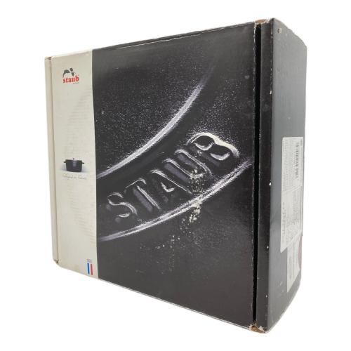 Staub (ストウブ) 両手鍋 SIZE 20cm ナス 40509-821 ピコ・ココット ラウンド