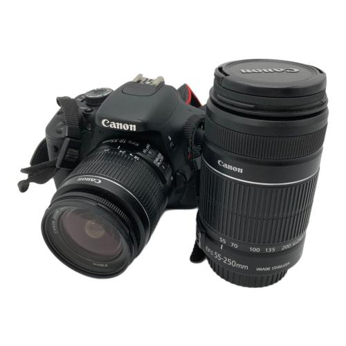 CANON (キヤノン) デジタル一眼レフカメラ EOS Kiss X5 ダブルズームキット DS126311 1800万画素 APS-C 22.3mm×14.9mm CMOS 専用電池 151057005176