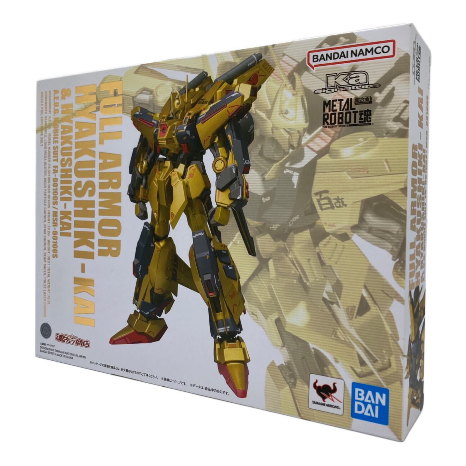 BANDAI - ■■BANDAI バンダイ L ROBOT魂 フルアーマー百式改＆百式改 魂ウェブ商店 取説欠品 Amazon.co.jp: METAL ROBOT魂 （Ka signature） ＜SIDE MS