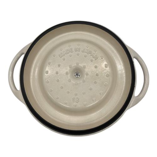 VERMICULAR (バーミキュラ) OVEN POT ROUND ♯18 ベージュ