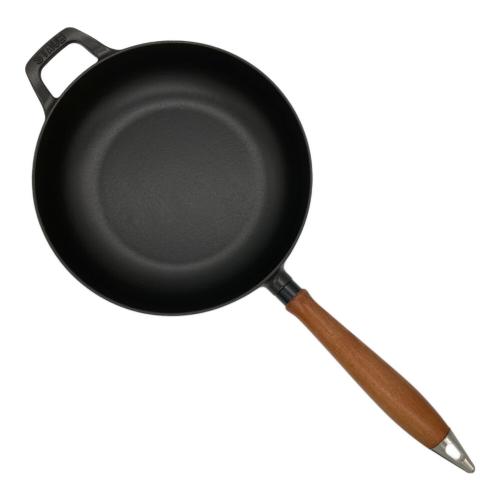 Staub (ストウブ) ヴィンテージ フライパン 木製ハンドル