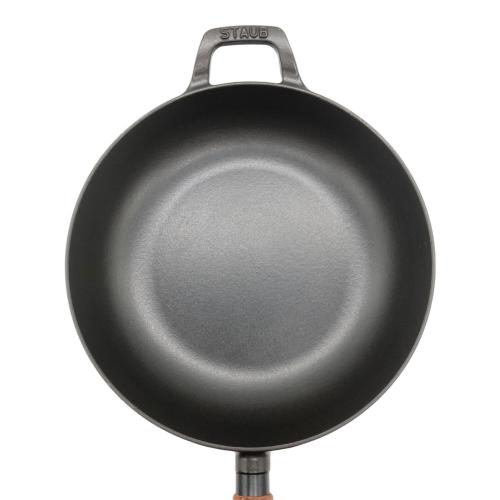 Staub (ストウブ) ヴィンテージ フライパン 木製ハンドル