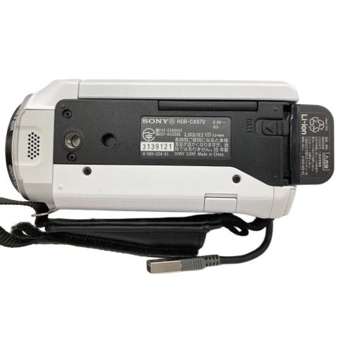 SONY (ソニー) デジタルビデオカメラ HDR-CX670｜トレファクONLINE
