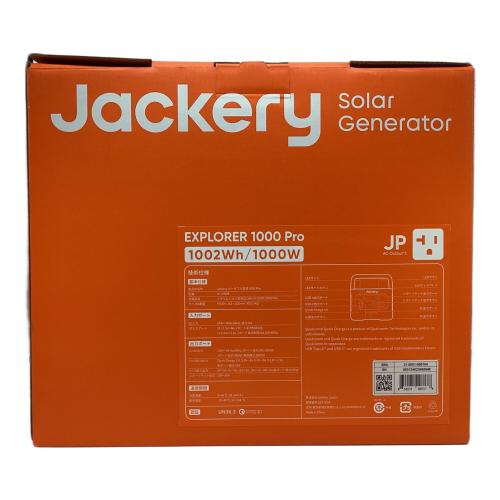 Jackery (ジャックリ) ポータブル電源1000pro JE-1000B