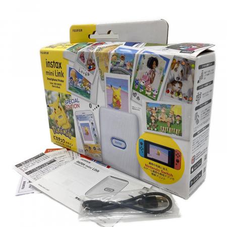 インタックス ピカチュウ シリコンケース付き スマートフォン用プリンター “チェキ” instax mini Link ポケモン