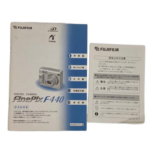 FUJIFILM (フジフィルム) コンパクトデジタルカメラ  FinePix F440 410万画素 1/2.5型CCD 専用電池 xDピクチャーカード ISO80~400 2~1/2000秒
