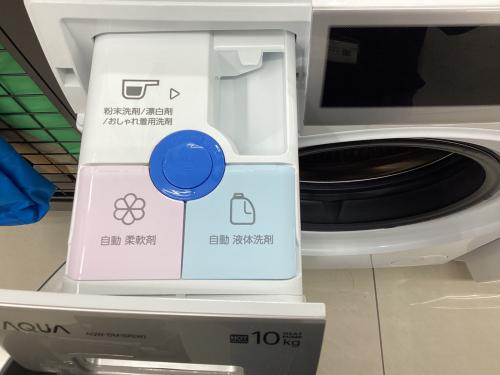 AQUA ドラム式洗濯乾燥機 AQW-DM10R-L(W) 2024年製