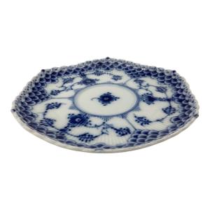 ROYAL COPENHAGEN (ロイヤル・コペンハーゲン) ソーサー ブルーフルーテッド・ダブルレース